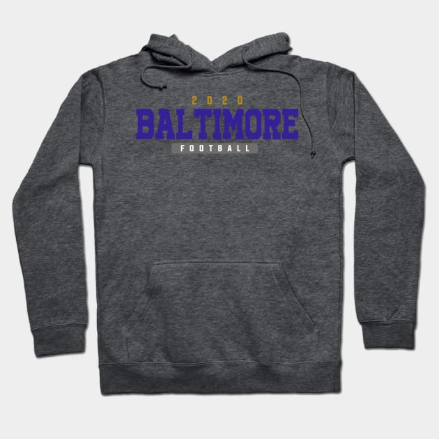 Baltimore Football Team Hoodie by igzine